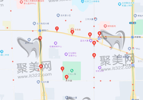 维乐口腔日坛店附近公交站 维乐口腔日坛店附近公交站