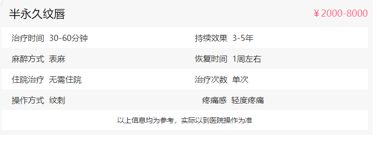 半**纹唇 半**纹唇