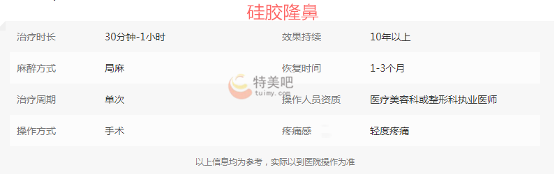 硅胶隆鼻 硅胶隆鼻