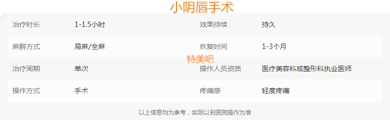 小阴唇手术 小阴唇手术